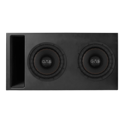 Portad 2x12 tums Comp-låda med 2st GAS MAX S2-12D1
