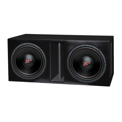Portad 2x12 tum baslåda med 2st B2 RIOT 12 D4 V2