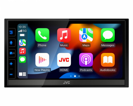 JVC KW-M785DBW, bilstereo med trådlös CarPlay & Android Auto, returexemplar i gruppen Billjud / Bilstereo / Dubbeldin hos BRL Electronics (130KWM785DBWB1)