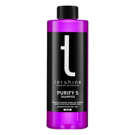 Tershine Purify S - Shampoo, keramiskt schampo, hallon 500 ml i gruppen Billjud / Bilvård / Bilschampo hos BRL Electronics (184PUS500H)