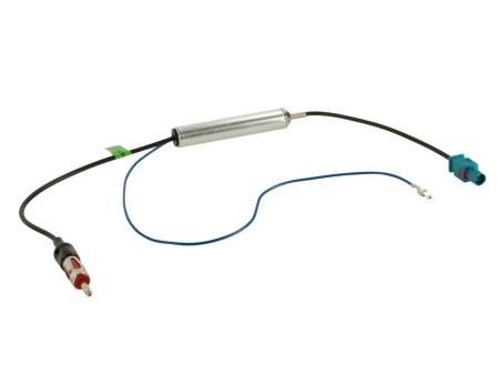 Antennaadapter Fakra(m) till DIN(m), 12V phantom i gruppen Billjud / Vad passar i min bil / Volkswagen / Caravelle / Caravelle 2016- hos BRL Electronics (7001524031)