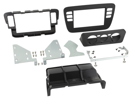 Monteringsram 2-DIN Seat/Skoda/VW, svart i gruppen Billjud / Vad passar i min bil / Volkswagen / up! / up! 2012-2023 hos BRL Electronics (700381320361)