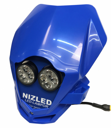TM Racing 2015-2019, blå, kallvit 2xE40F (100W) lampkåpa i gruppen Billjud / LED-Belysning / Enduro / Lampkåpor hos BRL Electronics (871TMB19E40F)