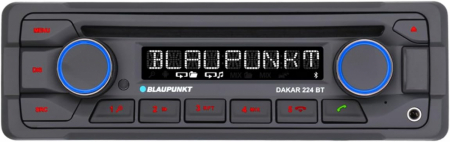 Blaupunkt Dakar 224, 24V stereo med Bluetooth och 2 par lågnivå med 4V i gruppen Billjud / Lastbil / Tillbehör hos BRL Electronics (873DAKAR224BT24V)