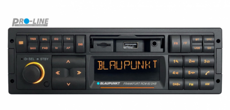 Blaupunkt Frankfurt RCM 82 DAB, retro bilstereo med Bluetooth och DAB i gruppen Billjud / Bilstereo / Enkeldin hos BRL Electronics (873FFRCM82DAB)