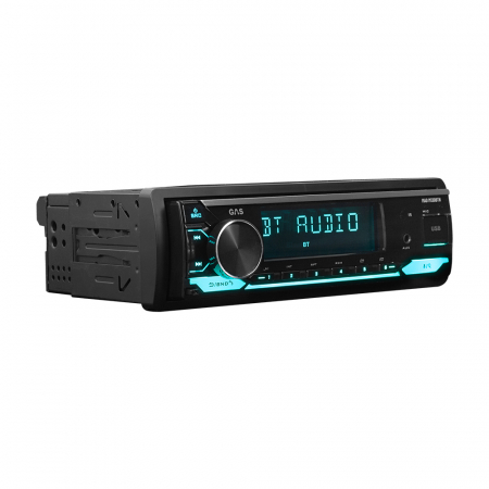 GAS MAD M130-BTN bilstereo med Bluetooth, DSP och 3 par lågnivå i gruppen Billjud / Bilstereo / Enkeldin hos BRL Electronics (900MADM130BTN)