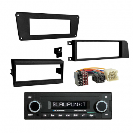 Retro-bilstereokit till Volvo 240/740 1975-1993, Blaupunkt Skagen 400 DAB i gruppen Billjud / Vad passar i min bil / Volvo / Volvo 240 / Volvo 240 1974-1993 hos BRL Electronics (SET240740PKT1)