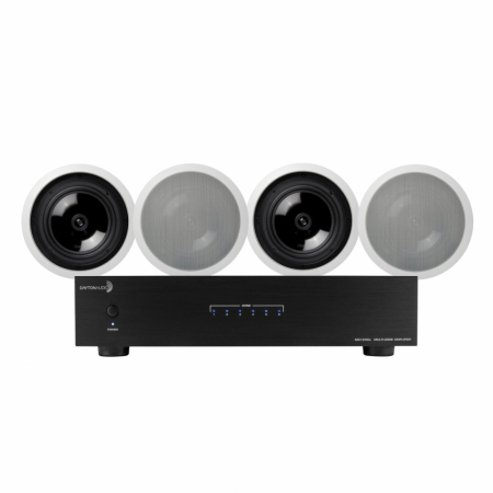 Dayton Audio MA1240 & 2 par Magnat ICP82 inbyggnadshögtalare i gruppen Paketlösningar / Paket för hemmet / Multiroompaket hos BRL Electronics (SETICP82PKT3)