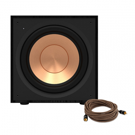 Klipsch R-101SW aktiv subwoofer + subwooferkabel i gruppen Hemmaljud / Högtalare / Subwoofers hos BRL Electronics (SETR101SWARSUB)