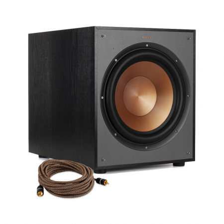 Klipsch R-120SW aktiv subwoofer + subwooferkabel i gruppen Hemmaljud / Högtalare / Subwoofers hos BRL Electronics (SETR120SWARSUB)