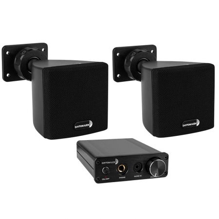 Dayton Audio SAT3B & Dayton Audio DTA-3116HP i gruppen Paketlösningar / Paket för hemmet / Microstereo hos BRL Electronics (SETSAT3BDTA3116HPPKT)