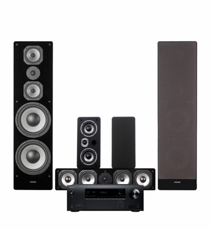 Onkyo TX-NR5100 & Dynavoice Challenger M-105 5.0 hemmabiopaket, svart i gruppen Paketlösningar / Paket för hemmet / Hemmabio & Hemmabiopaket hos BRL Electronics (SETTXNR5100PKT2)