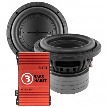 2-pack DS18 ZXI6.4D & Bass Habit SPL ELITE 1200.1DF, baspaket i gruppen Paketlösningar / Paket för bilen / Baspaket hos BRL Electronics (SETZXI64DPKT2)