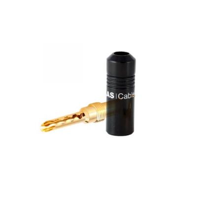 Atlas Cables Achromatic Z-plug banankontakt, 4-pack