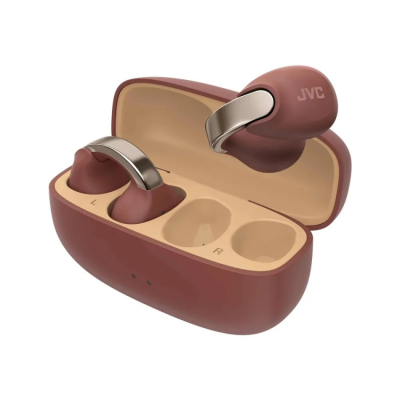 JVC HA-NP1T trådlösa hörlurar, maroon