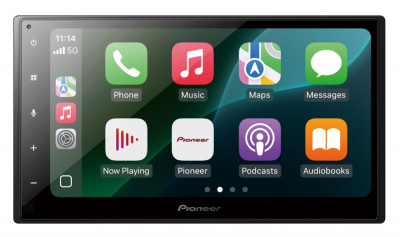 Pioneer SPH-DA150BT, bilstereo med CarPlay, Android Auto och Bluetooth