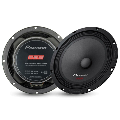 Pioneer TS-M1610PRO, 6.5 tums midbas, par