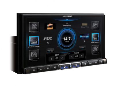 ALPINE ILX-705D, bilstereo med DAB+, trådlös Apple CarPlay och Android Auto