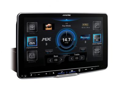 Alpine ILX-F905D (Halo 9, andra gen.), bilstereo med CarPlay och DAB+