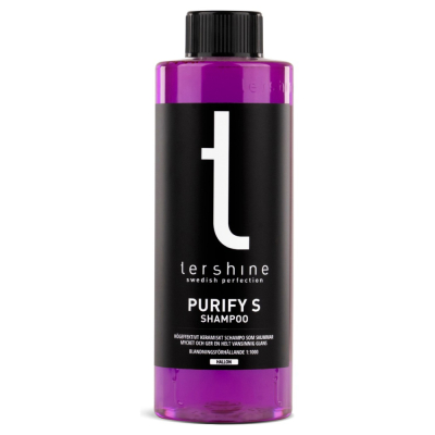 Tershine Purify S - Shampoo, keramiskt schampo, hallon 500 ml