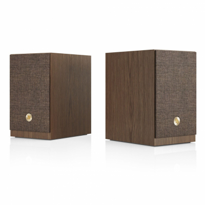 Audio Pro A28 W aktiva stativhögtalare med Wi-FI, valnöt