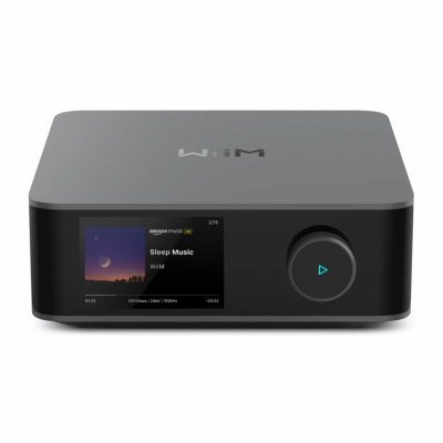 Wiim Amp Ultra streamingförstärkare med HDMI ARC & Chromecast, mörkgrå