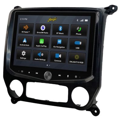 Stinger HORIZON10 iX210E-GM1, 10-tums bilstereo till Chevrolet Silverado/GMC Sierra 2014-2019