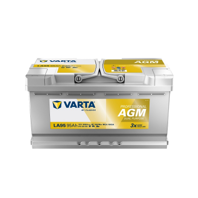 Varta LA95 Dual Purpose AGM 850A 95Ah, startbatteri