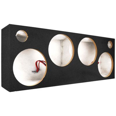 Auto-Connect SPL-låda 4x10 tum med diskanthål