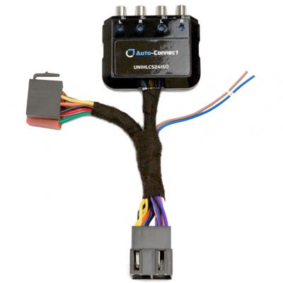 Auto-Connect ISO-ISO med 4-kanalig hög-lågnivåomvandlare