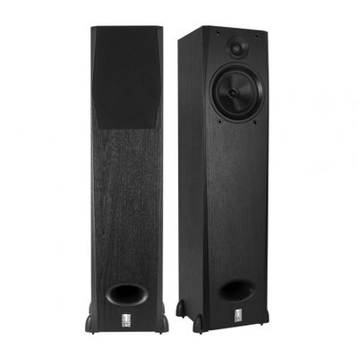 System One H16B golvhögtalare, svarta