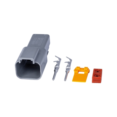 Strands DT-Kontakt Omonterad Hane,Lösa Delar Utan Kabel.