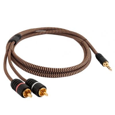 Proson Arctic 3.5mm-2x RCA-hane, 1.5 meter