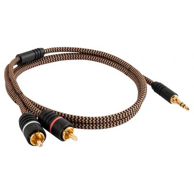 Proson Arctic 3.5mm-2x RCA-hane, 1 meter