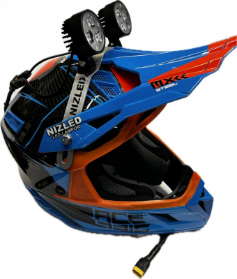 Nizled hjälmkit med 2st insteg lätta E30 30w-lampor