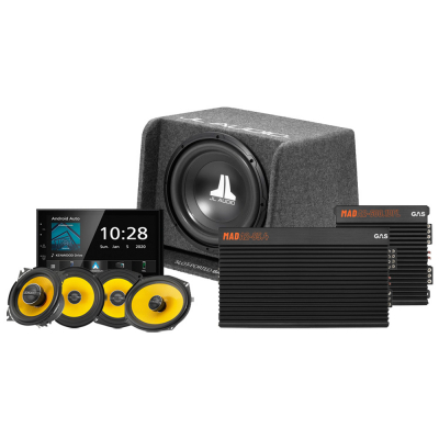 JL Audio 1x12 tums helhetspaket med Kenwood DMX5020BTS