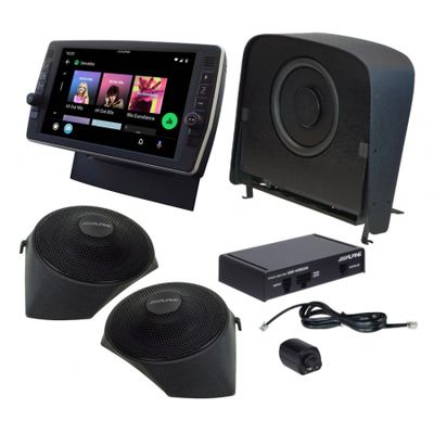 Alpine komplett ljuduppgradering med stereo till Fiat Ducato 3, 2006-2021