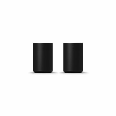 2-pack Sonos Era 100 aktiv Wifi-högtalare, svart