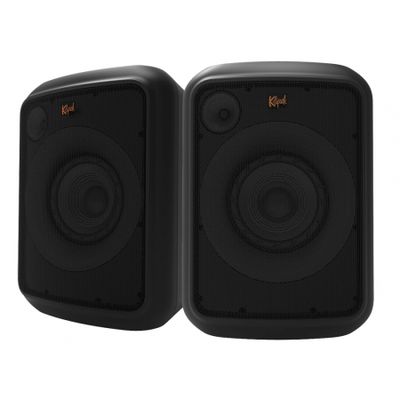 2-pack Klipsch Gig XL, bärbar partyhögtalare med mikrofon & Bluetooth