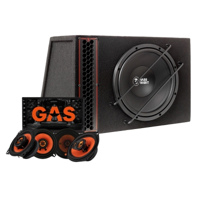 Bass Habit PL112A med MAD X1-högtalare & GMV651BT, helhetspaket