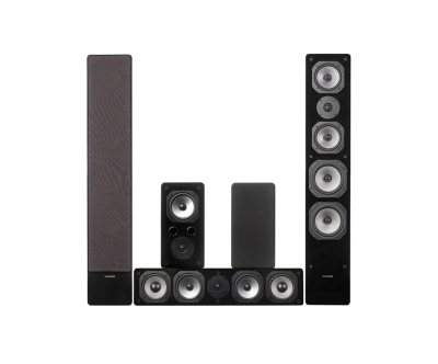 Dynavoice Challenger M-65 EX med center och surround, 5.0 högtalarpaket
