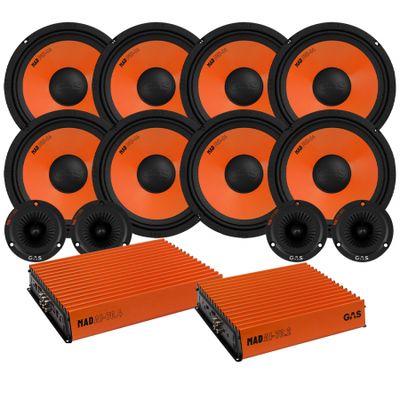 GAS MAD PM1-84 & MAD PT1-254 SPL-paket med två steg, large