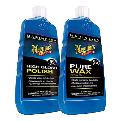 Meguiar's marinvårdspaket, polish + vax