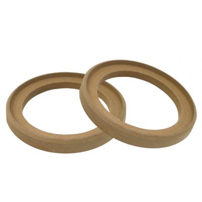 2-pack försänkta MDF-ringar, 6.5 tum