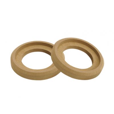 2-pack försänkta MDF-ringar till diskanter, 72 mm