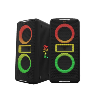 2-pack Klipsch New York, partyhögtalare med mikrofon & Bluetooth