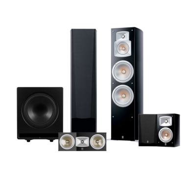 Yamaha NS-777 surroundsystem med subwoofer, 5.1 hemmabiopaket