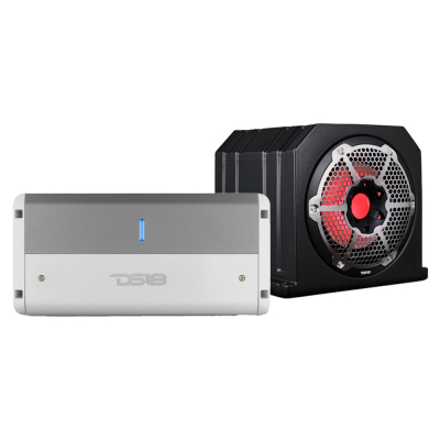 DS18 NXL-M4 & DS18 NXL-10SUBLD/BK, marint baspaket