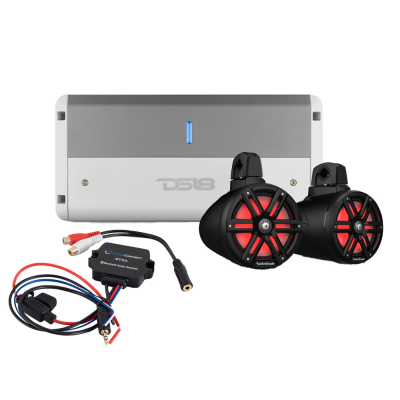 Rockford Fosgate M2WL & NXL-M4 med BT-adapter