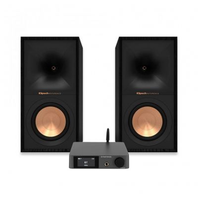 Dynavoice CA802BT & Klipsch R-50M stereopaket, svart